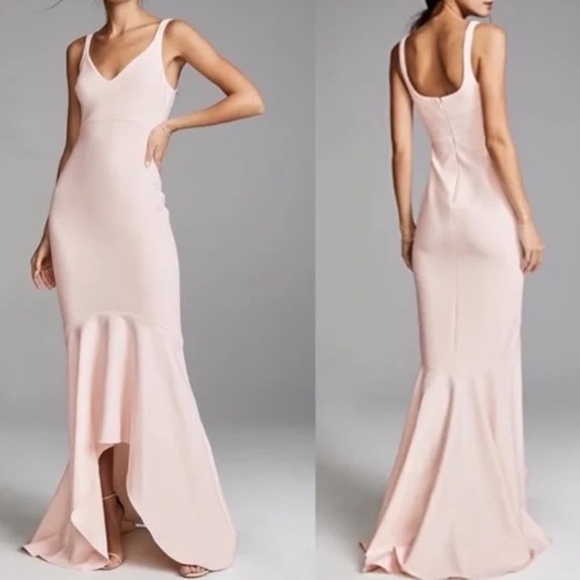 Cinq A Sept Sade Gown in Blush Pink Size 2 Gently Used Formal Bridesmaid Wedding - Picture 1 of 7